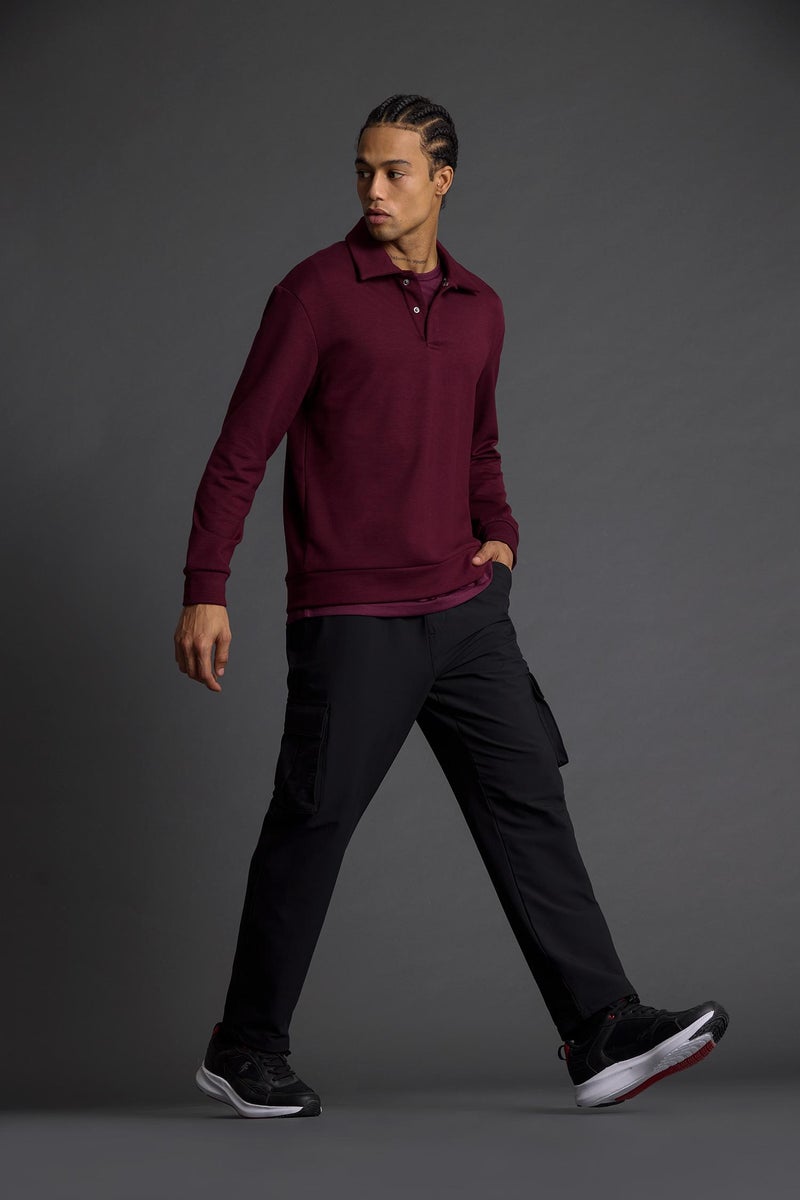DeFacto Black Man DeFactoFit Standard Fit Woven Cargo Joggers Casual - Image 1